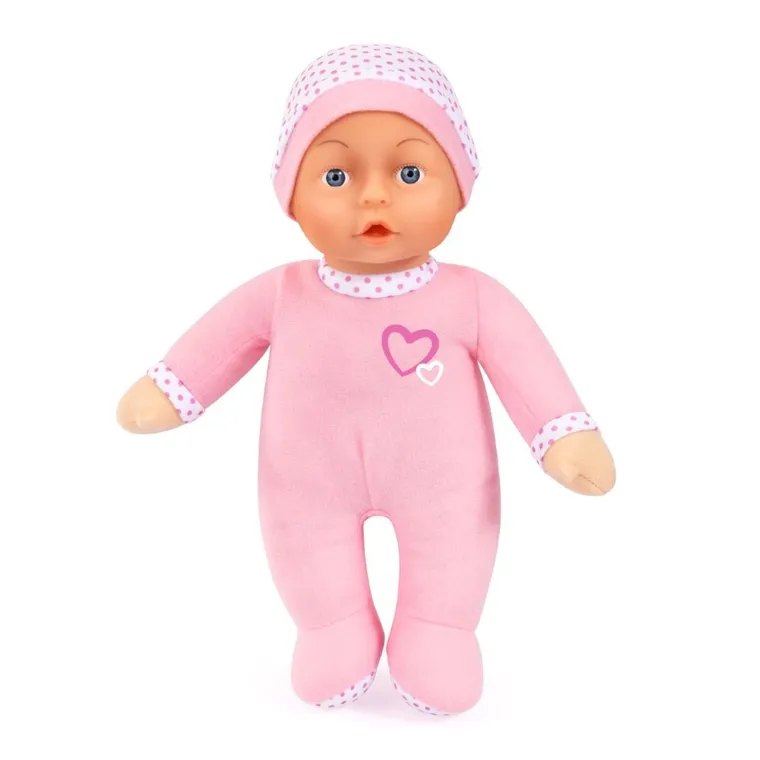 Bayer Design, Buggy, wózek spacerówka z lalką bobas i akcesoriami, różowy