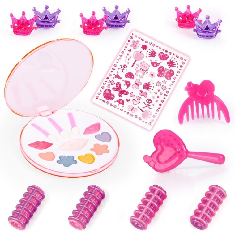 Bayer Design, Charlene, Super Modelka, głowa do stylizacji fryzur z akcesoriami, blondynka, 27 cm