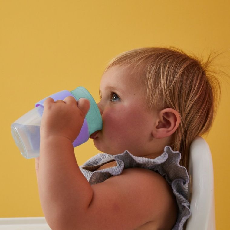 b.box, Lilac Pop, kubek 360 do nauki picia, kubek treningowy, niekapek