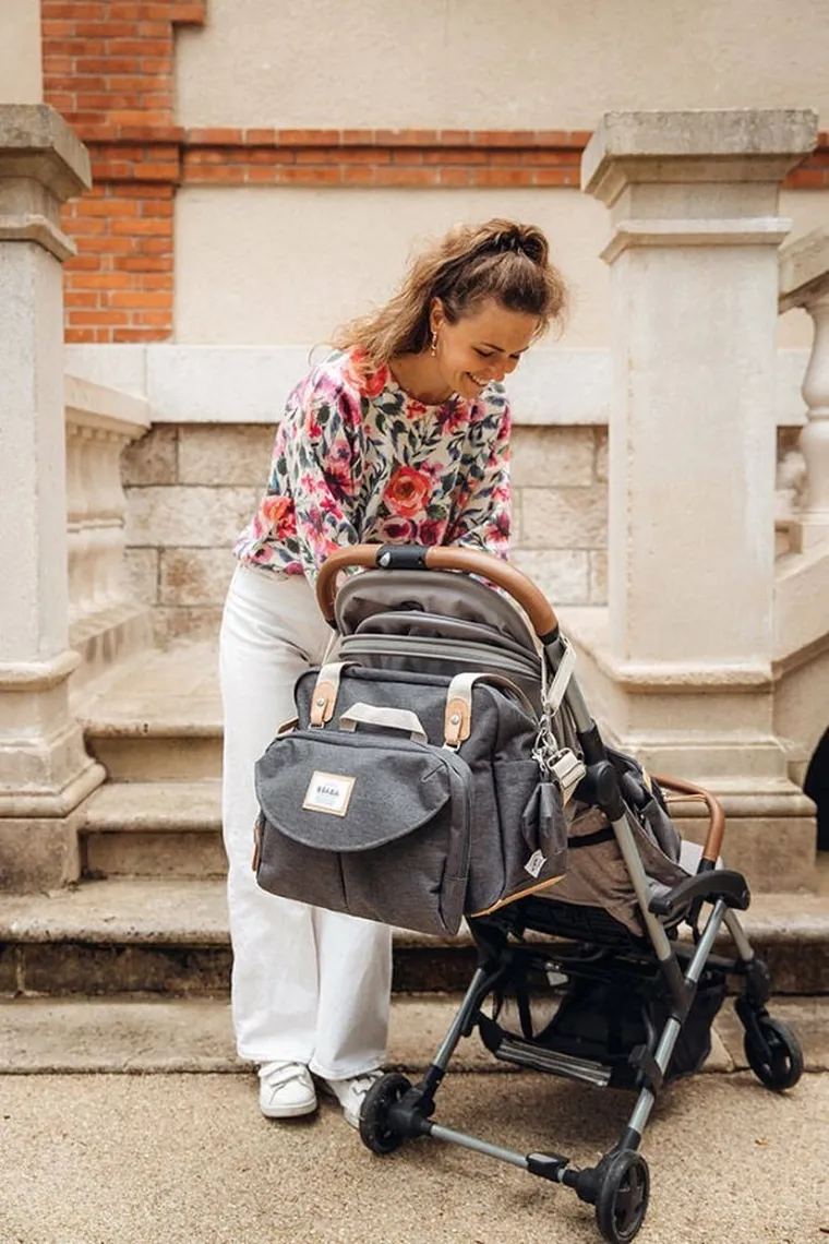 Beaba, Geneva II, torba dla mamy, Dark heather grey