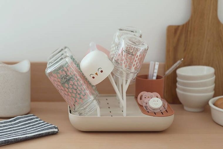 Beaba, suszarka do naczyń, Terracotta/Clay