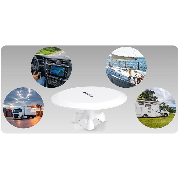 Berdsen, antena wewnętrzna zewnętrzna TV, ultra HD 4K, biała, BD-955