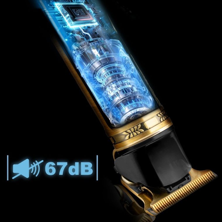 Berdsen, Barber, maszynka do strzyżenia włosów, złota, BD-261