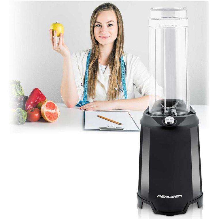 Berdsen, blender do smoothie 350W, czarny, BD-752