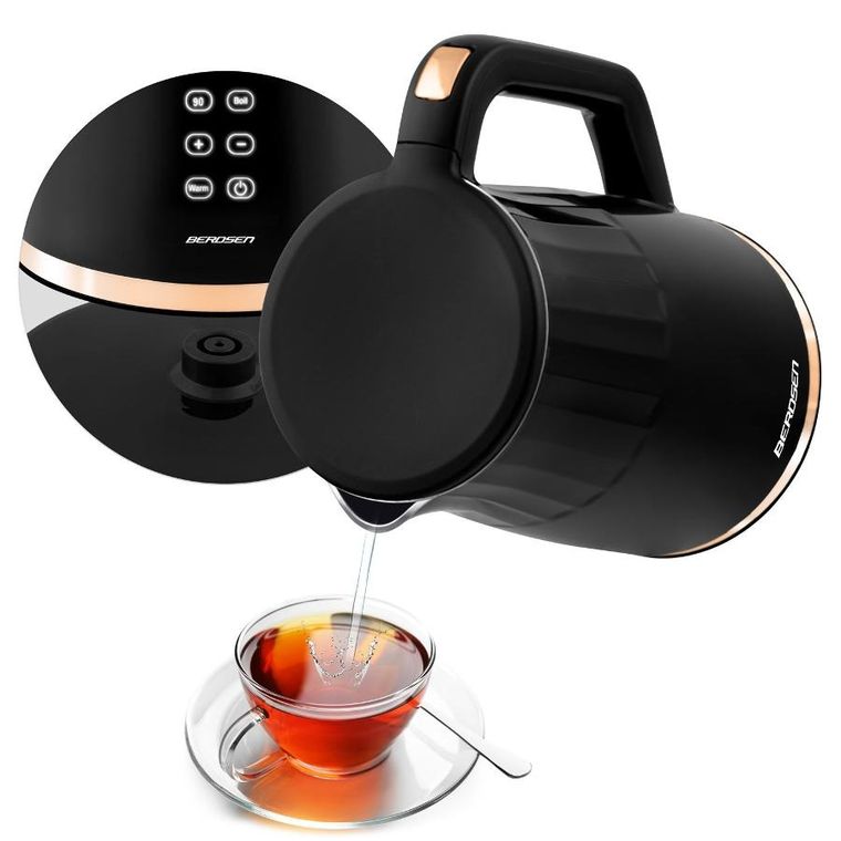 Berdsen, czajnik elektryczny, czarny, 1,7l