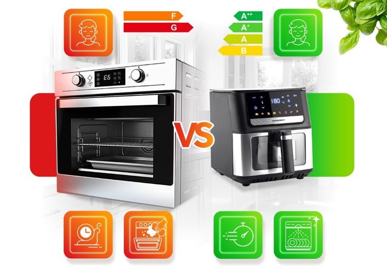 Berdsen, frytkownica beztłuszczowa, air fryer, 1700W, czarny, 6,5l, BD-655