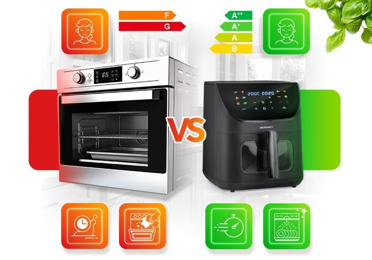 Berdsen, frytkownica beztłuszczowa, air fryer, czarny, BD-660