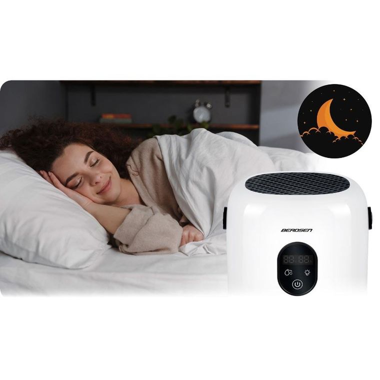 Berdsen, osuszacz powietrza, pochłaniacz wilgoci, biały