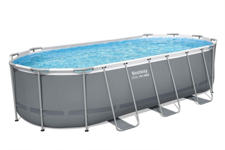 Bestway, basen ogrodowy, stelażowy, zestaw 17w1, 549-274-122 cm