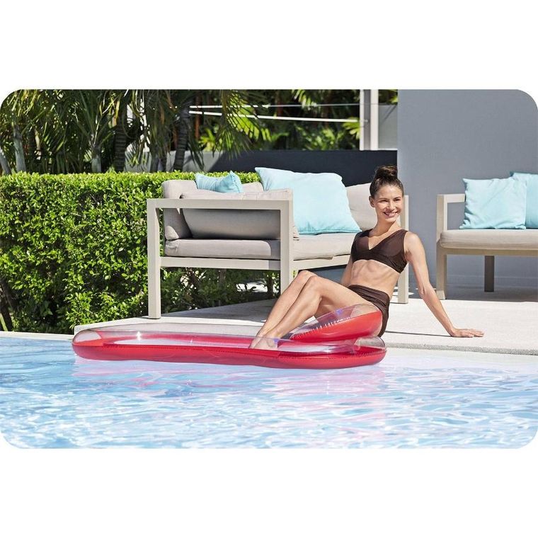 Bestway, materac do pływania, czerwony