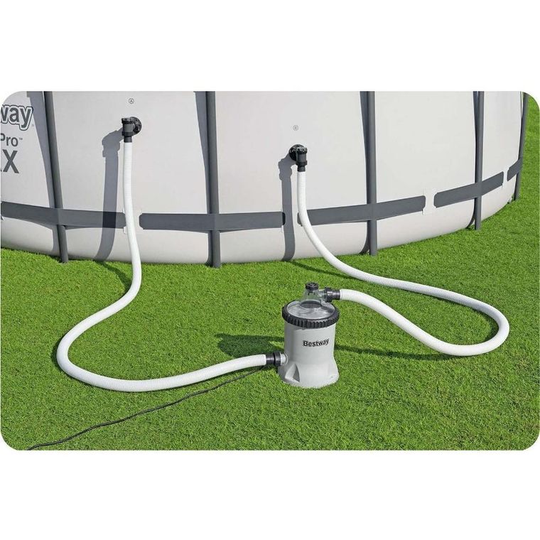 Bestway, pompa filtrująca do basenu, 5678 l/h + kulki filtrujące