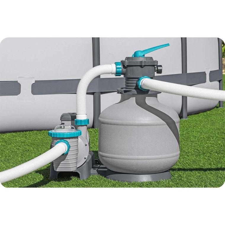 Bestway, pompa piaskowa, 11355 l/h + piasek, 50 kg