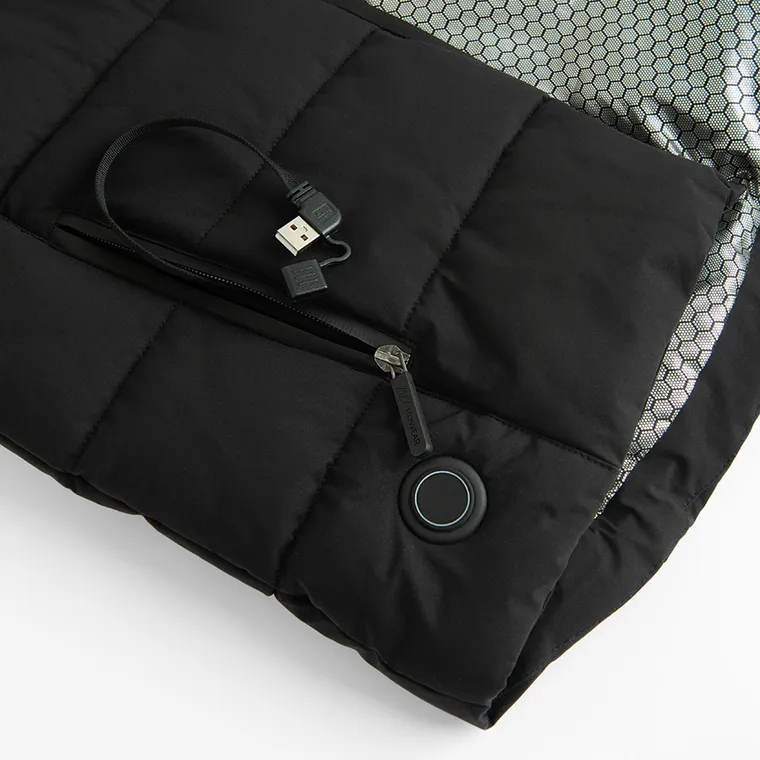 Bezrękawnik unisex oversize podgrzewany na USB NOWEAR