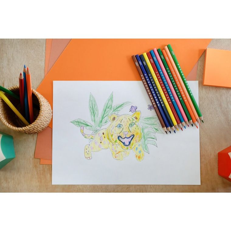 Bic, Kids, Smooth, kredki drewniane, 24 szt.