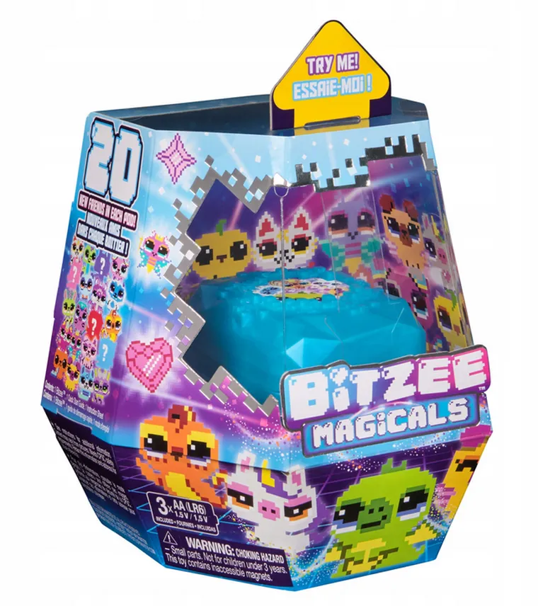Bitzee, Magicals, interaktywne cyfrowe zwierzątko, niebieskie