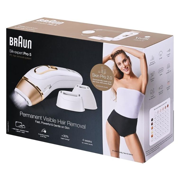 Braun, Silk Expert Pro, depilator laserowy, 5 IPL
