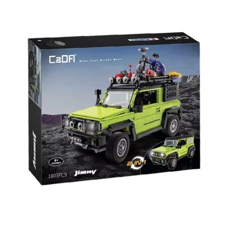 Cada, Suzuki Jimny, klocki konstrukcyjne, pojazd 2w1, 1803 elementy