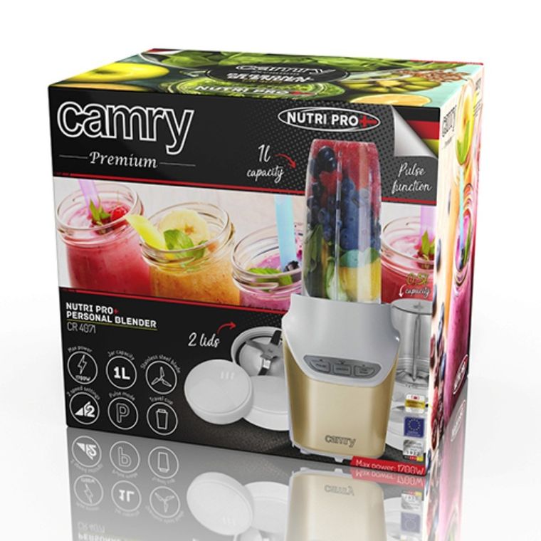 Camry, blender personalny Powerful Nutri, 1700W, CR 4071