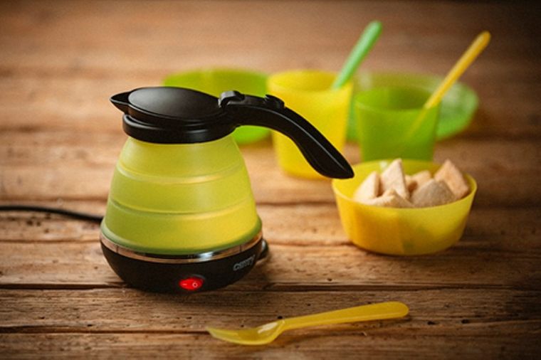 Camry, czajnik elektryczny, plastikowy Silicon Travel, 0.5 L, 750W, CR 1265