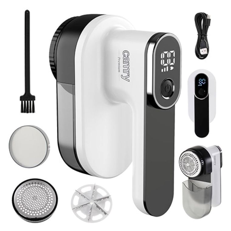 Camry, golarka do tkanin z wyświetlaczem LCD