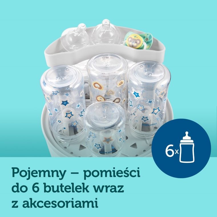 Canpol babies, elektryczny sterylizator parowy 2w1