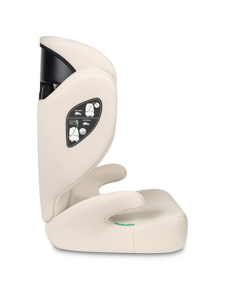 Caretero, Breezy, fotelik samochodowy 2w1, podstawka, beige, 100-150 cm