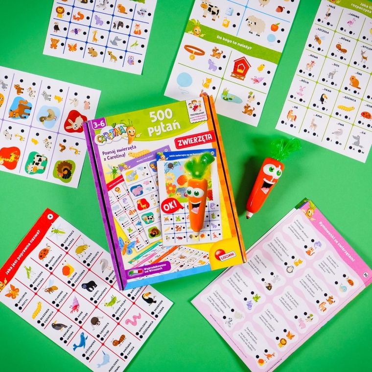 Carotina, 500 pytań, Zwierzęta, gra interaktywna