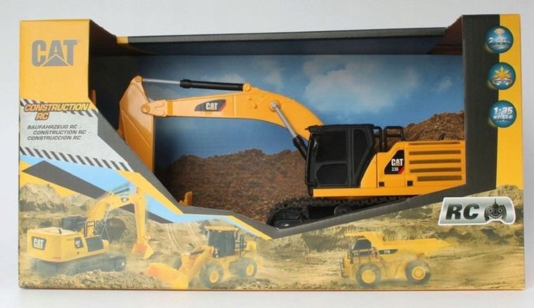 Carrera, CAT 336, koparka, pojazd zdalnie sterowany, 1:35
