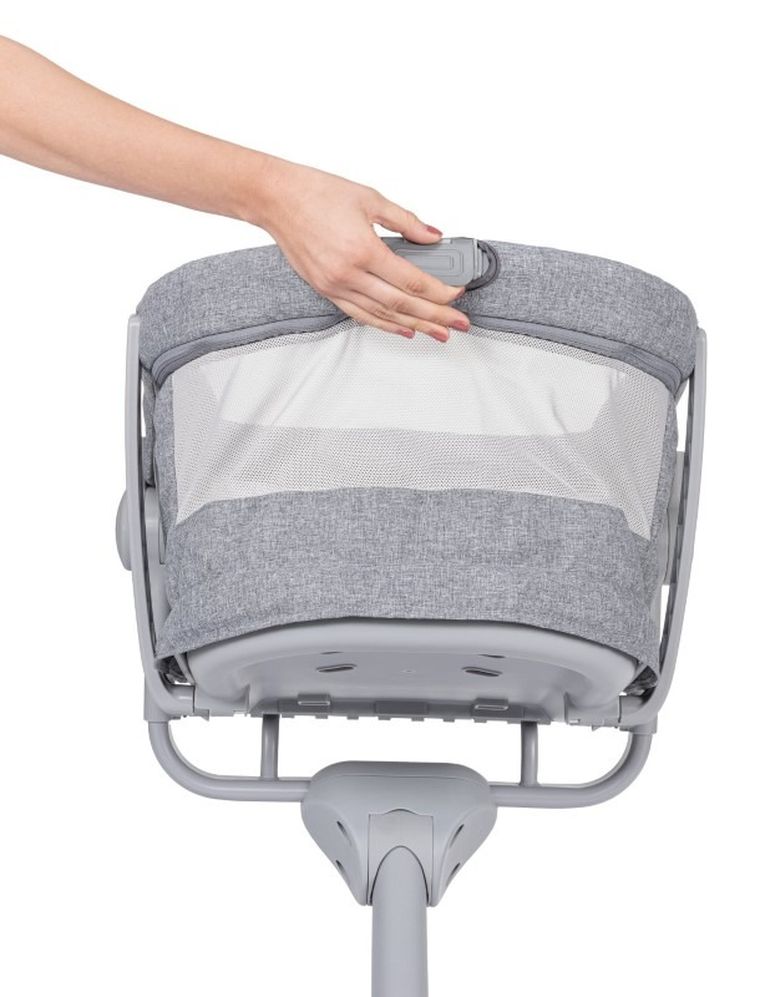 Chicco, Baby Hug Air 4in1, wielofunkcyjne łóżeczko-krzesełko, Titanium