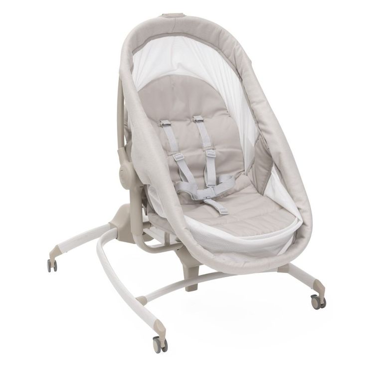 Chicco, Baby Hug Armonia, 4w1: łóżeczko, leżaczek i krzesełko do karmienia, motherpearl