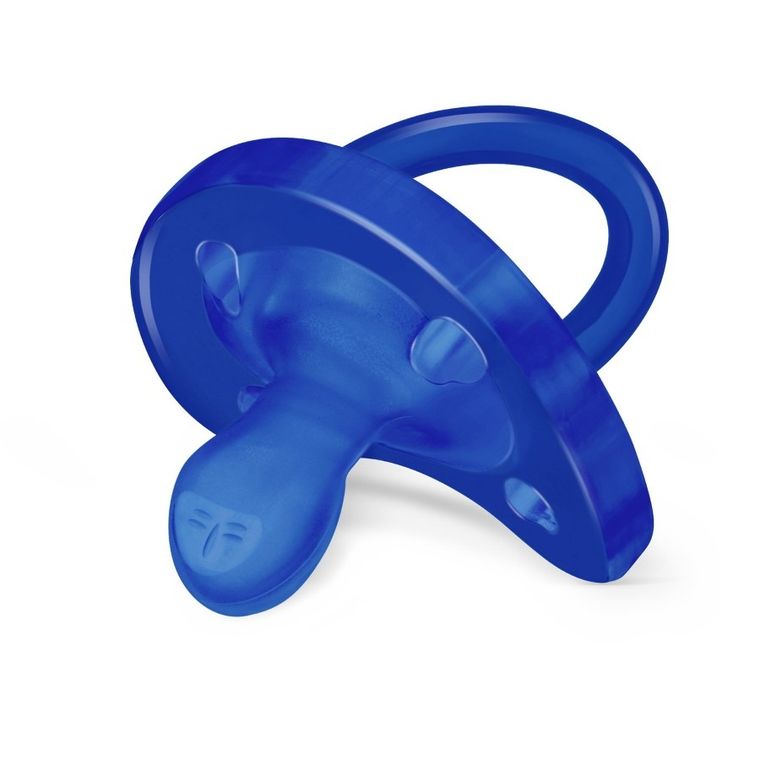Chicco, PhysioForma Soft, smoczek uspokajający, silikonowy, niebieski, 16-36m, 2 szt.