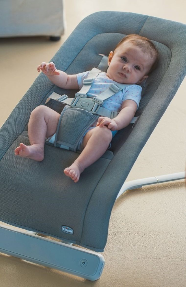 Chicco, Rhythm'N'Sound, leżaczek, Cool Grey