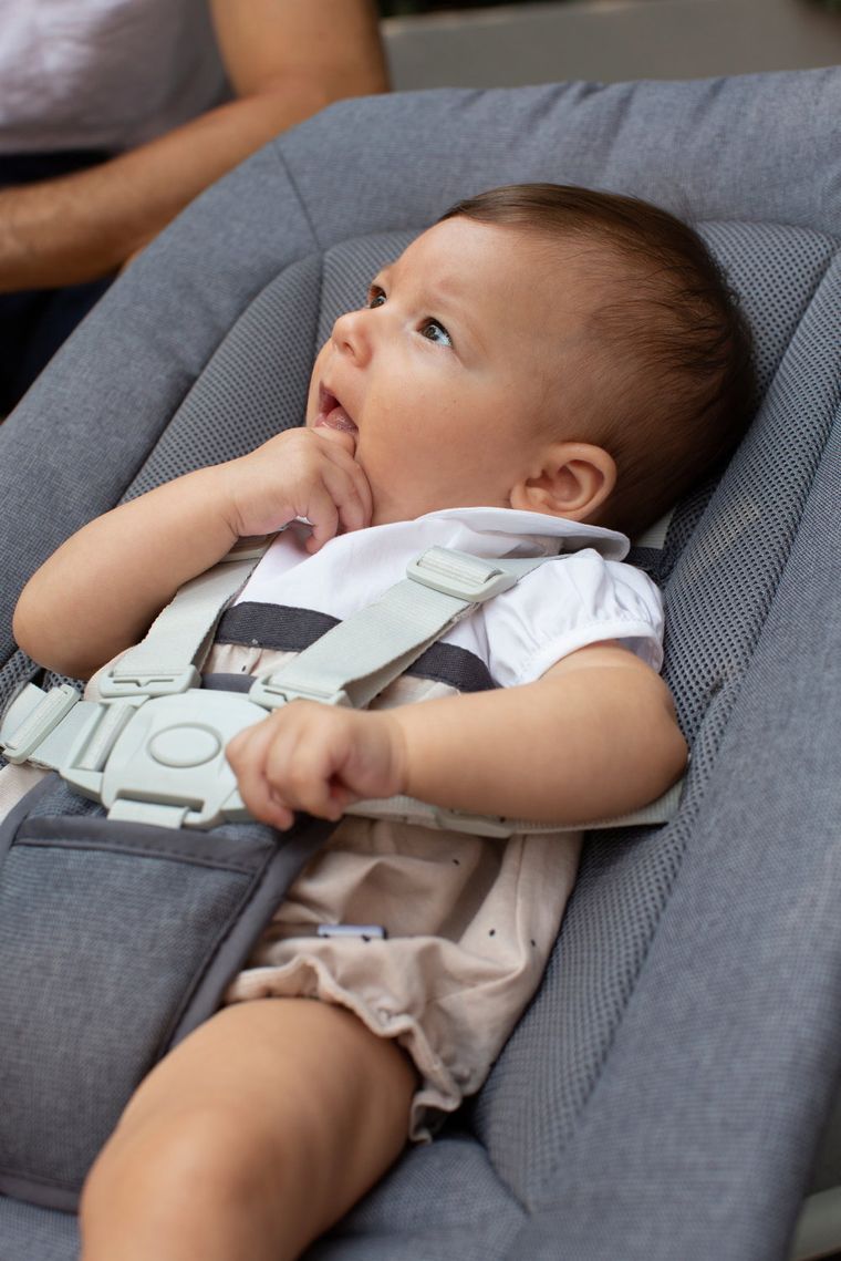 Chicco, Rhythm'n'Sound, leżaczek, Slate Grey