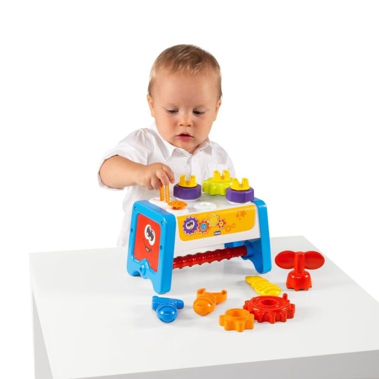 Chicco, Smart2Play, zestaw małego majsterkowicza, warsztat i skrzynia narzędziowa