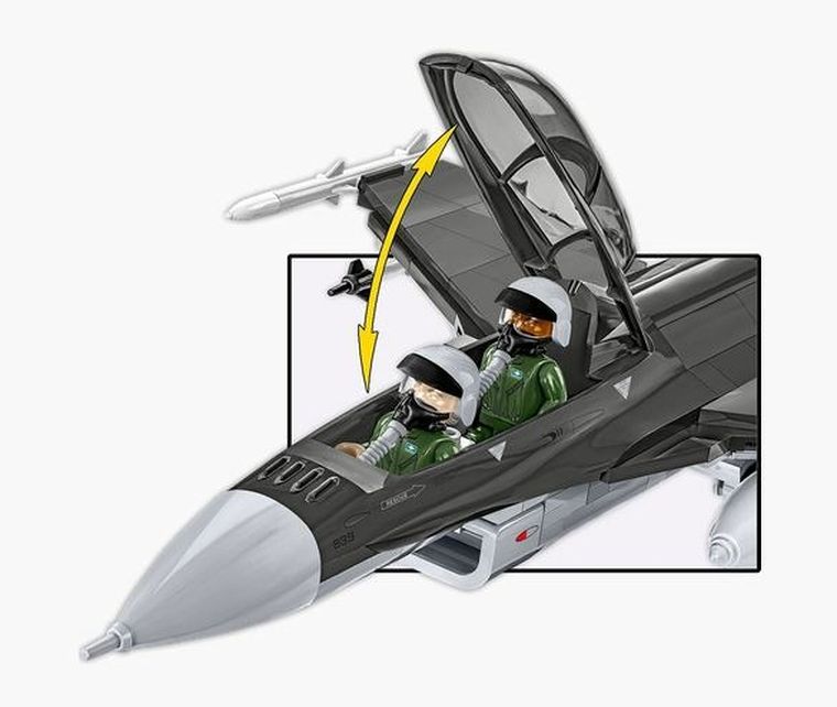 Cobi, Armed Forces, F-16C Fighting Falcon USAF, klocki, 1:48, 436 elementów