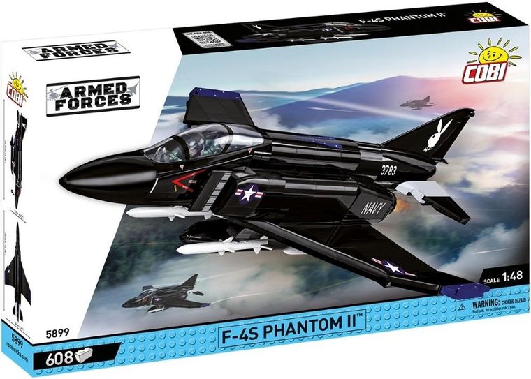 Cobi, Armed Forces, F-4S Phantom II Black Bunny, klocki, 608 elementów