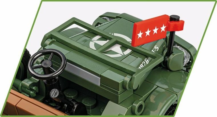 Cobi, Historical Collection WWII, Dodge WC-56 Command Car, 1:35, klocki, 208 elementów