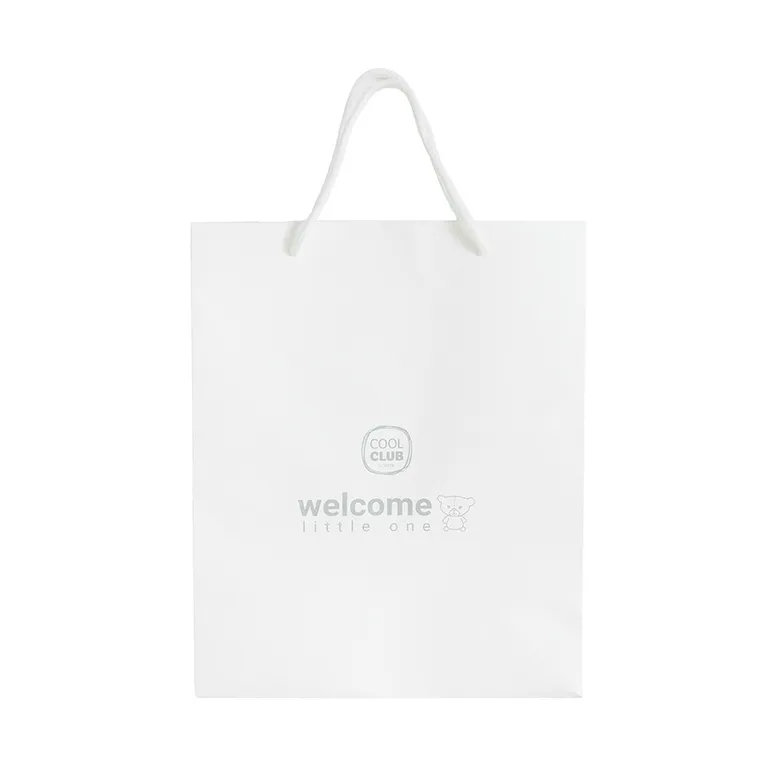 Cool Club, Komplet dziewczęcy 6-częściowy z torbą, biało-różowy