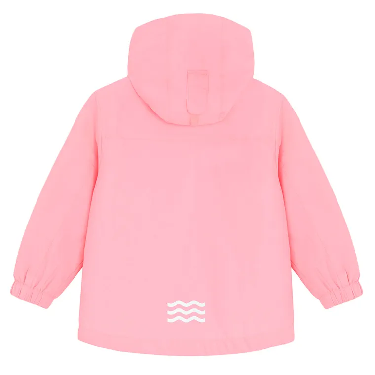 Cool Club, Przeciwdeszczowa kurtka dziewczęca z kapturem, różowa