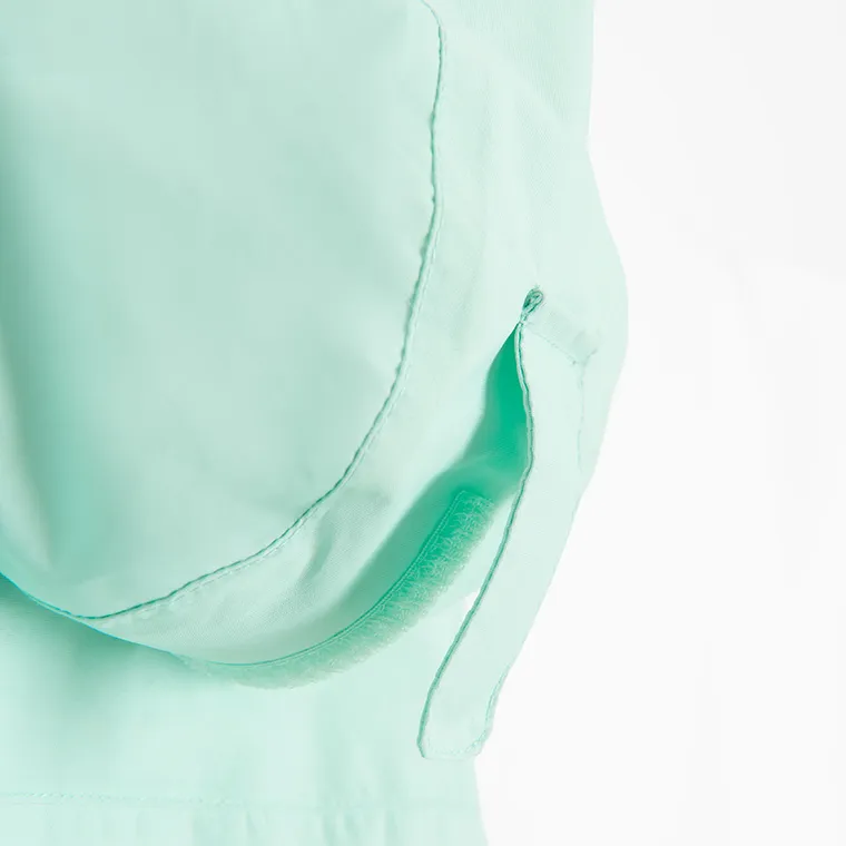 Cool Club, Przeciwdeszczowa kurtka dziewczęca z kapturem, turkusowa