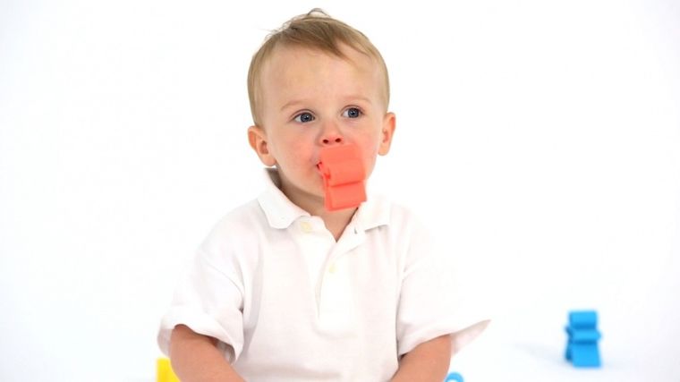 Dena, ludzik i domek, klocki silikonowe, green