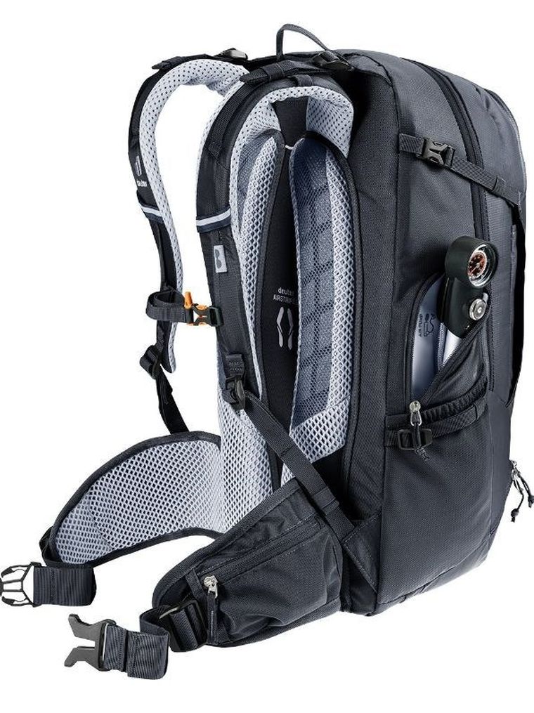 Deuter, Trans Alpine 30, plecak rowerowy, black