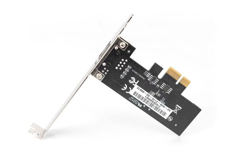 Digitus, karta sieciowa, przewodowa, PCI express, 1xRJ45 2.5 gb, ethernet, 2500mbps, DN-10135