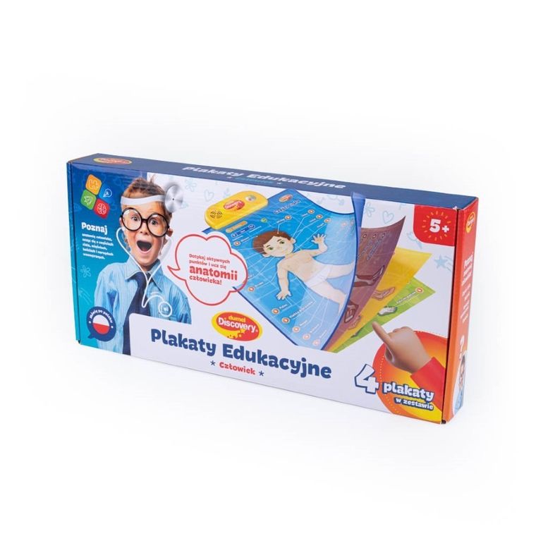 Dumel Discovery, Człowiek, edukacyjne plakaty interaktywne