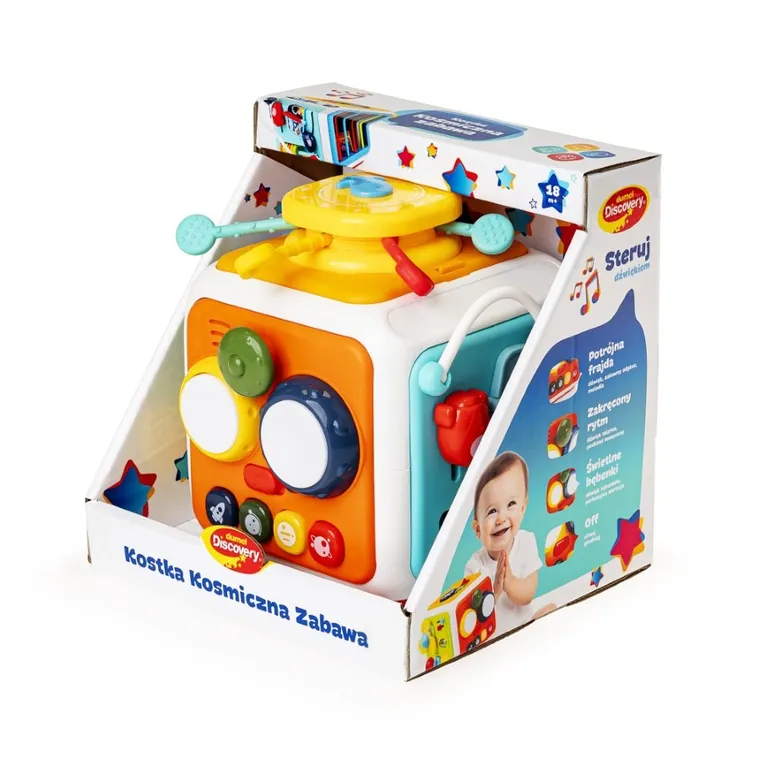 Dumel Discovery, Kostka kosmiczna zabawa, zabawka niemowlęca