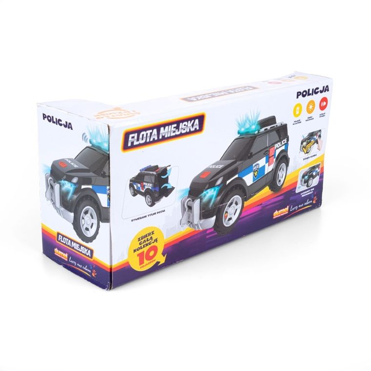 Dumel, Flota Miejska, samochód policji, pojazd interaktywny