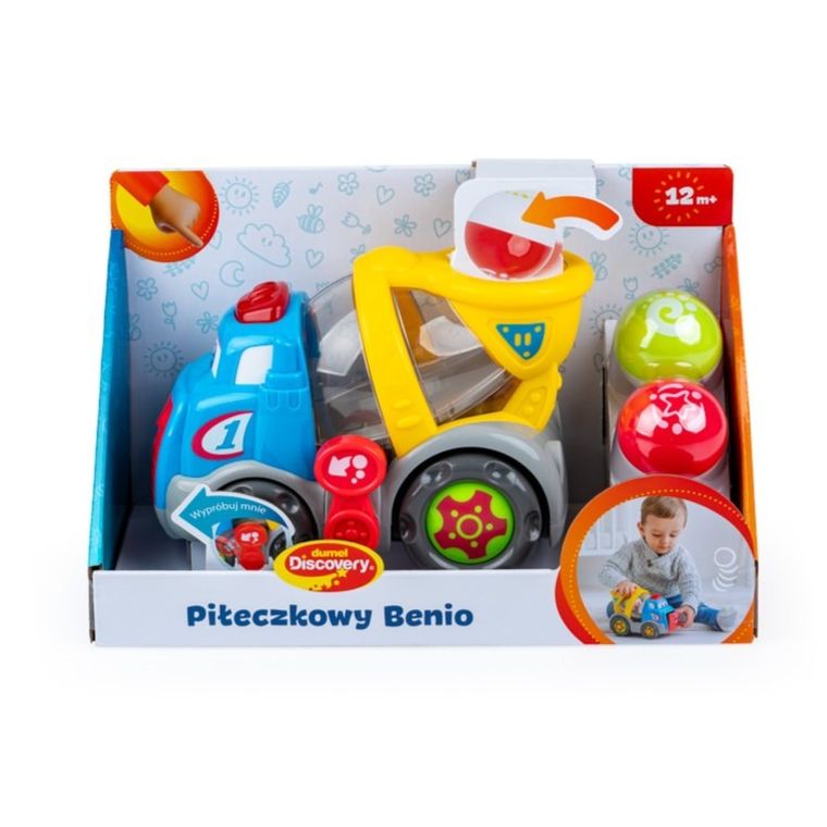 Dumel, Piłeczkowy Benio, pojazd interaktywny z piłeczkami