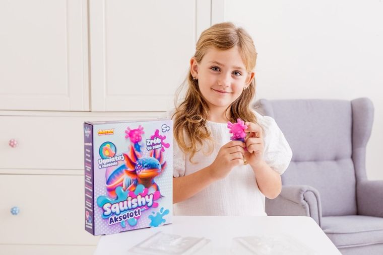Dumel, Squishy, Aksolotl, zestaw kreatywny