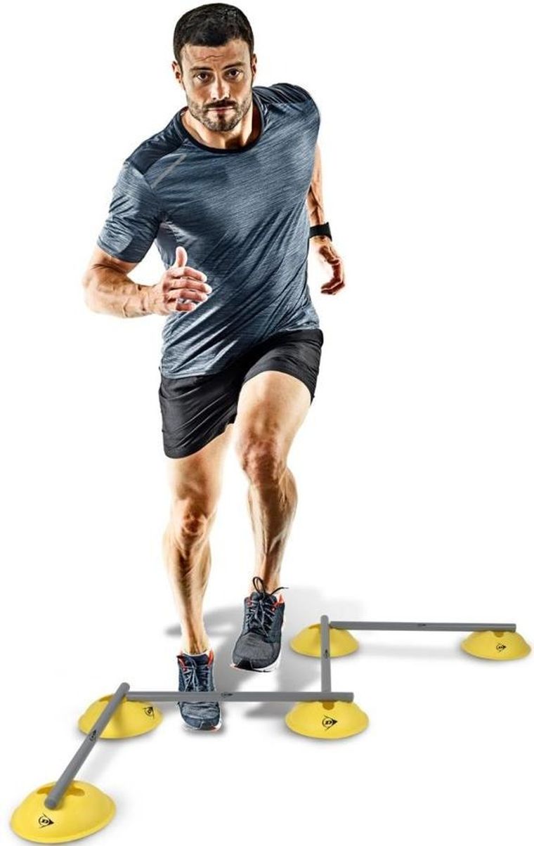 Dunlop, płotki treningowe, przeszkody do ćwiczeń, 16 szt.