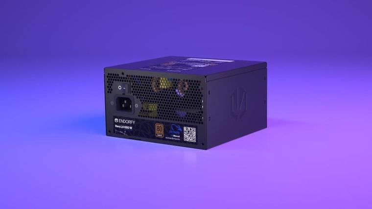 Endorfy, Vero L6 80 Plus, zasilacz, 650W, brązowy